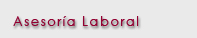 Asesor�a Laboral